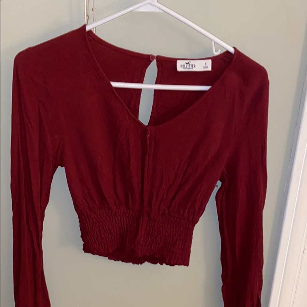 hollisyer slightly cropped blouse